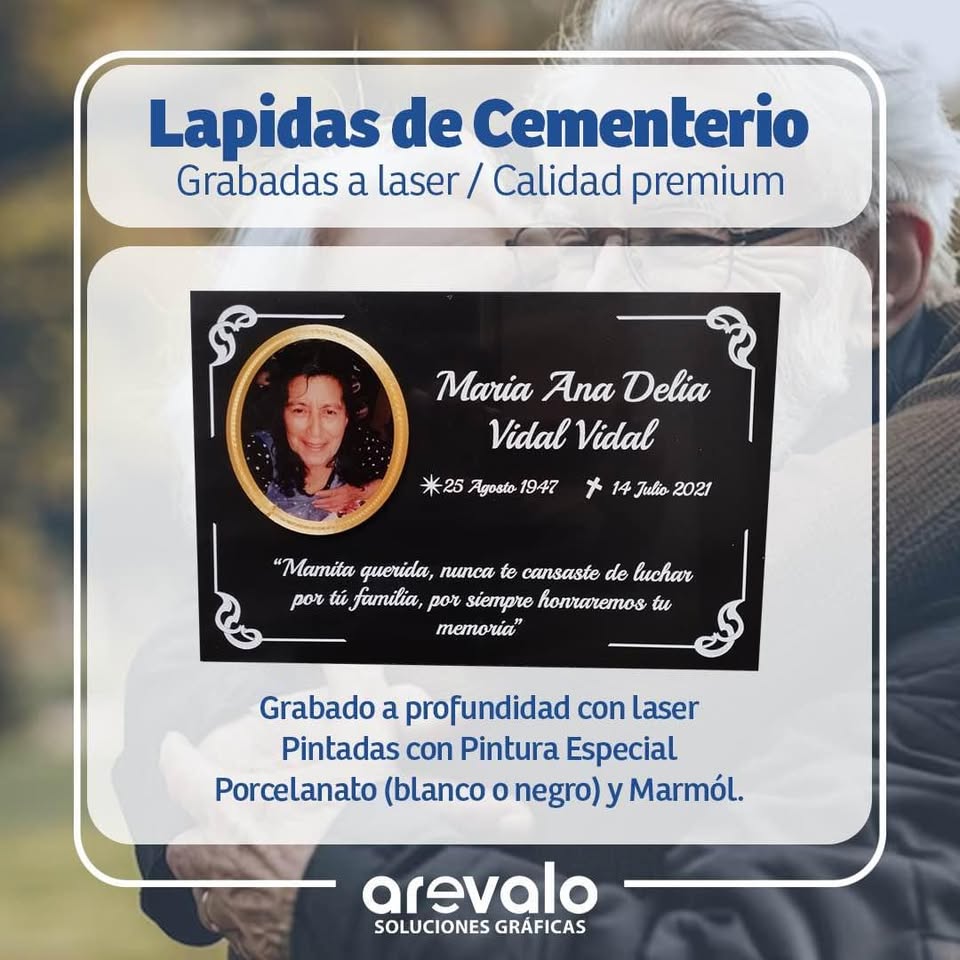 Lápidas Personalizadas para Cementerios Porcelanato