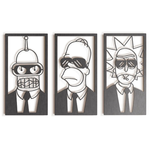 Homero, Bender & Rick