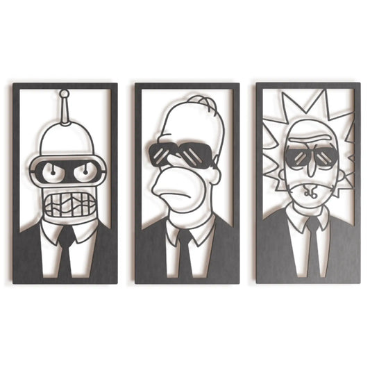 Homero, Bender & Rick